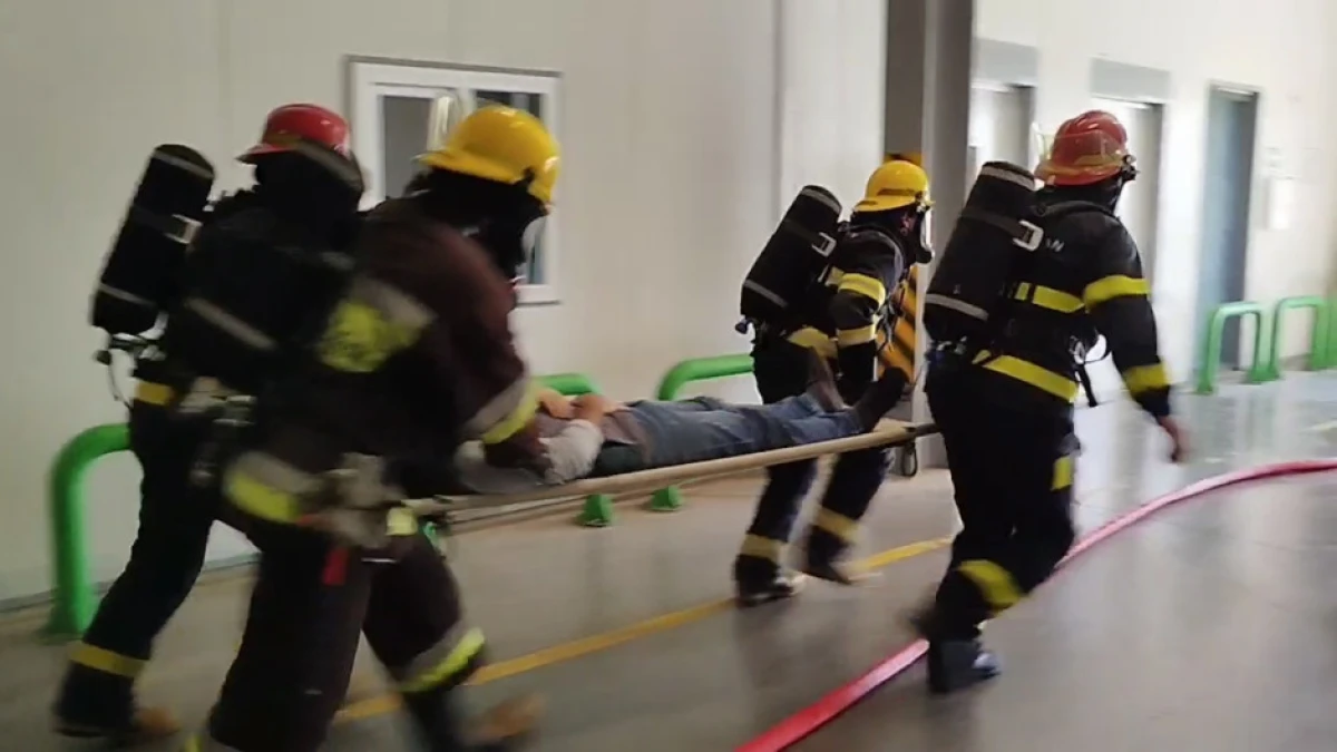 FHN Xaçmazda yanğın-taktiki təlim keçirdi — 9