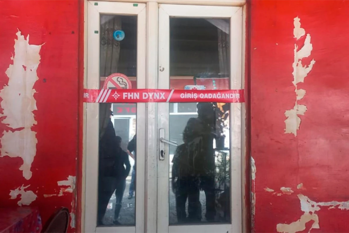 FHN daha bir yanğın təhlükəli kafenin fəaliyyətini dayandırdı