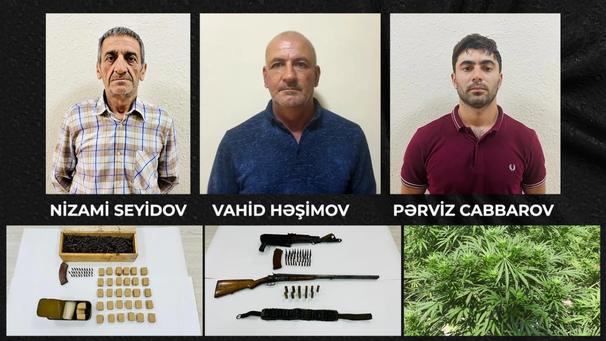 Şəkidə silah və narkotik aşkarlandı — 1