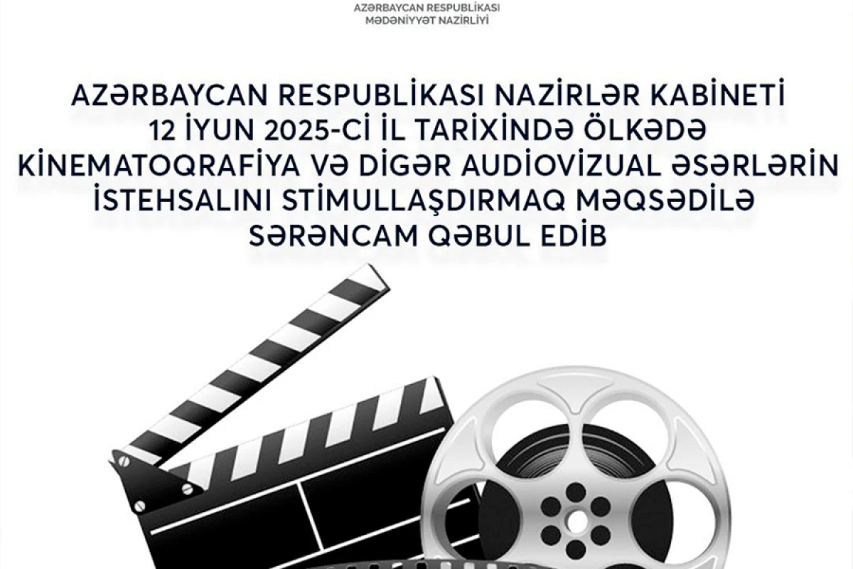 Azərbaycan kinematoqrafiyası ilə bağlı yeni sərəncam qüvvəyə mindi