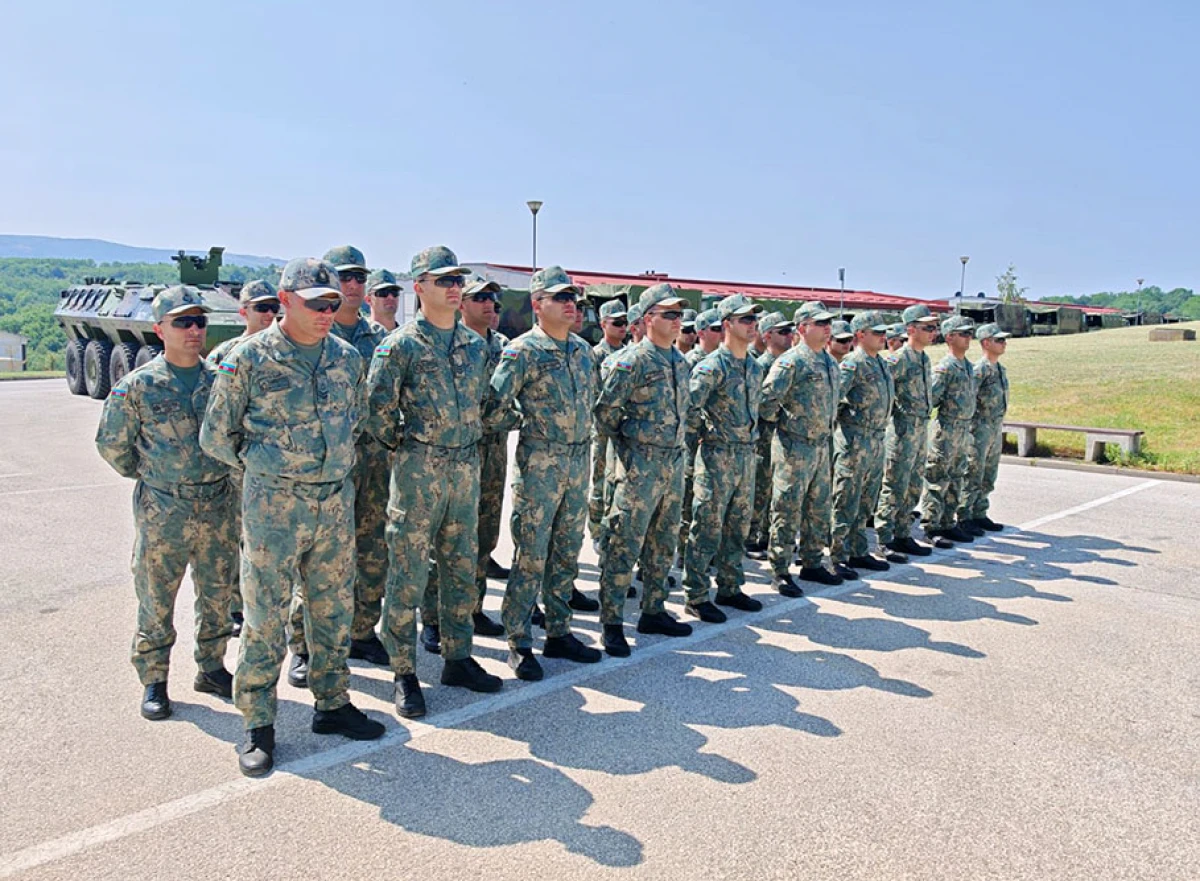 Azərbaycan hərbçiləri Serbiyada keçirilən beynəlxalq təlimdə iştirak edirlər — 5