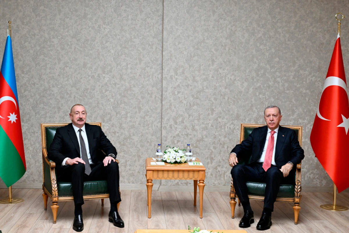 Kahramanmaraşda Azərbaycan Prezidenti İlham Əliyevin Türkiyə Prezidenti Rəcəb Tayyib Ərdoğanla görüşü oldu