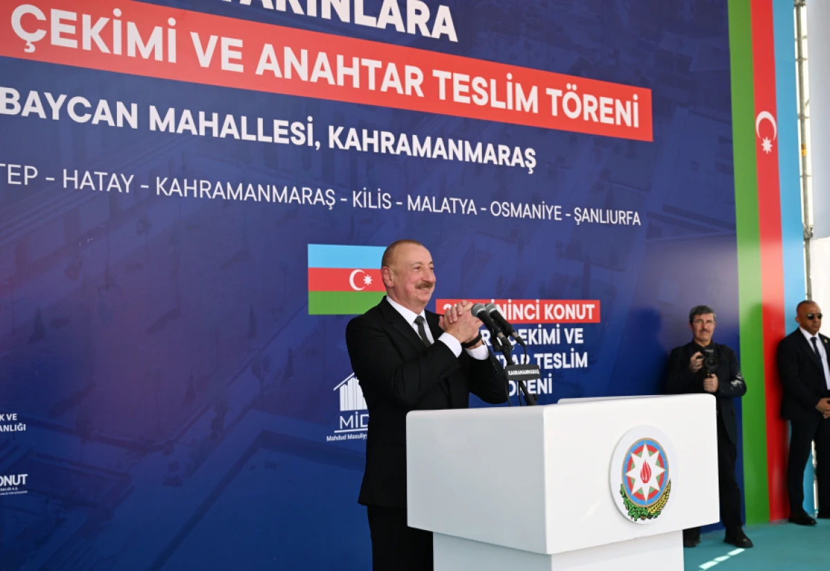 Kahramanmaraşda “Azərbaycan” məhəlləsinin açılış mərasimi keçirildi - YENİLƏNDİ 6 — 8