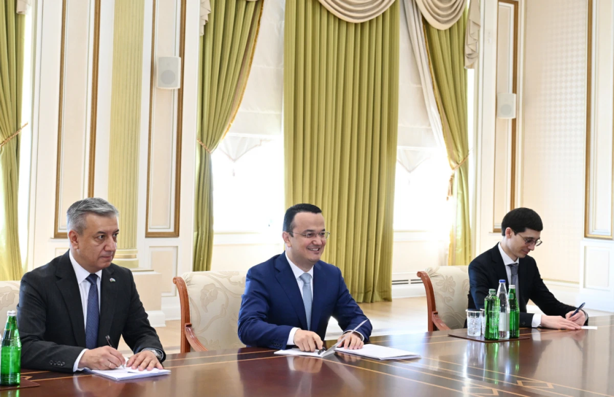Prezident İlham Əliyev Özbəkistanın investisiya, sənaye və ticarət nazirini qəbul etdi — 1