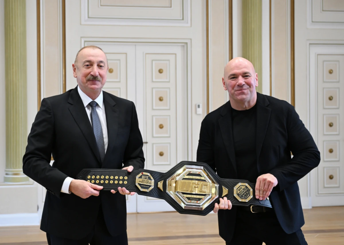 Prezident İlham Əliyev UFC-nin prezidentini qəbul etdi — 2