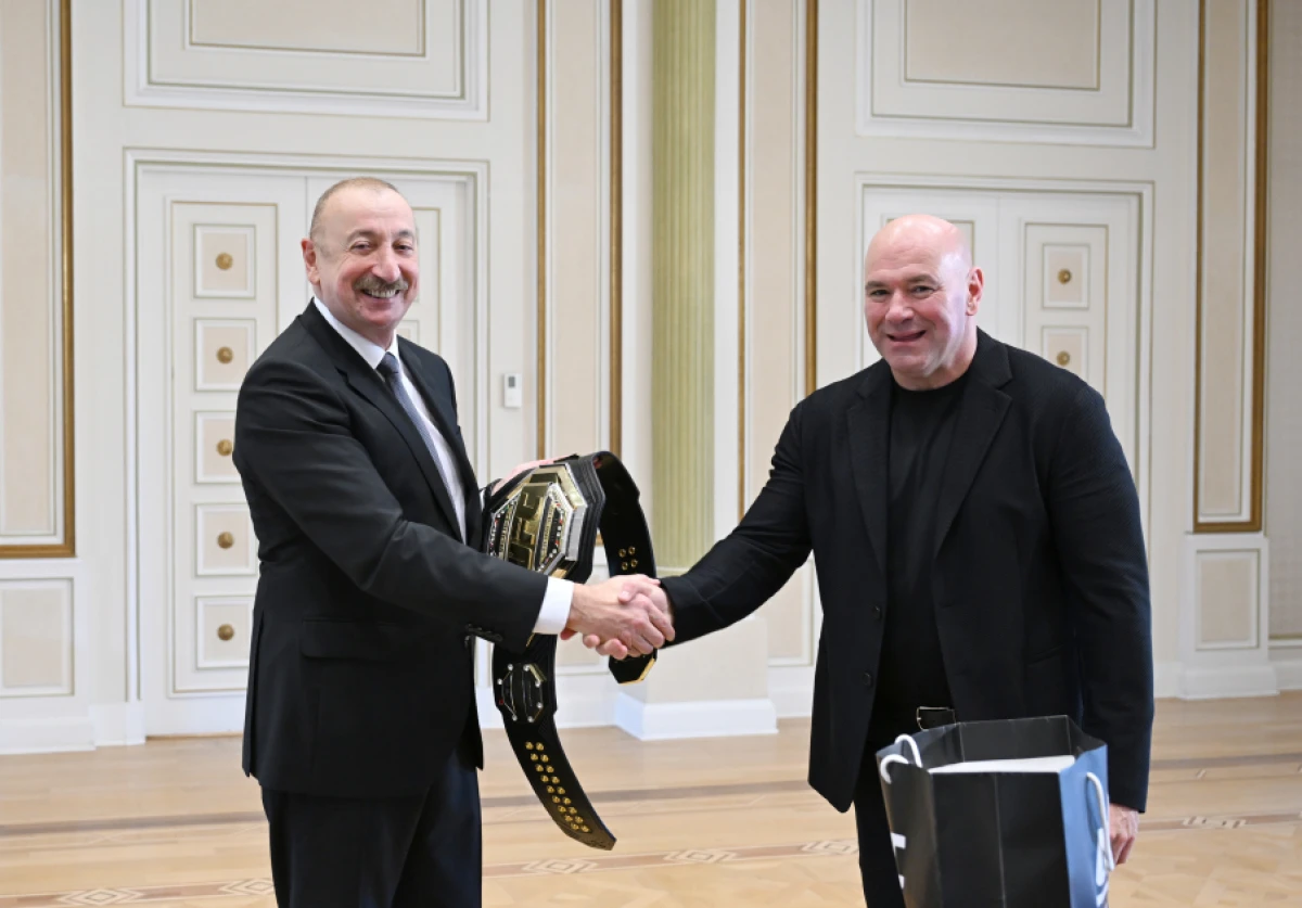 Prezident İlham Əliyev UFC-nin prezidentini qəbul etdi — 3