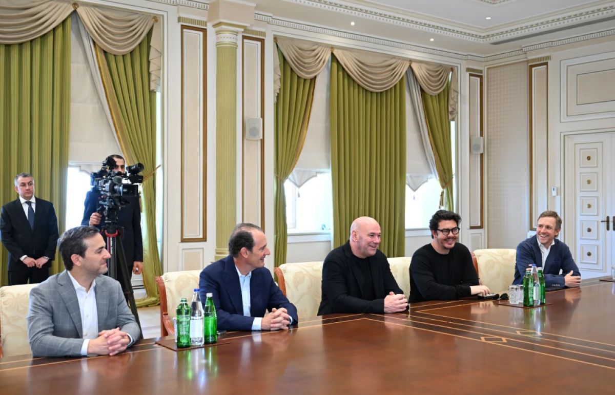Prezident İlham Əliyev UFC-nin prezidentini qəbul etdi — 5