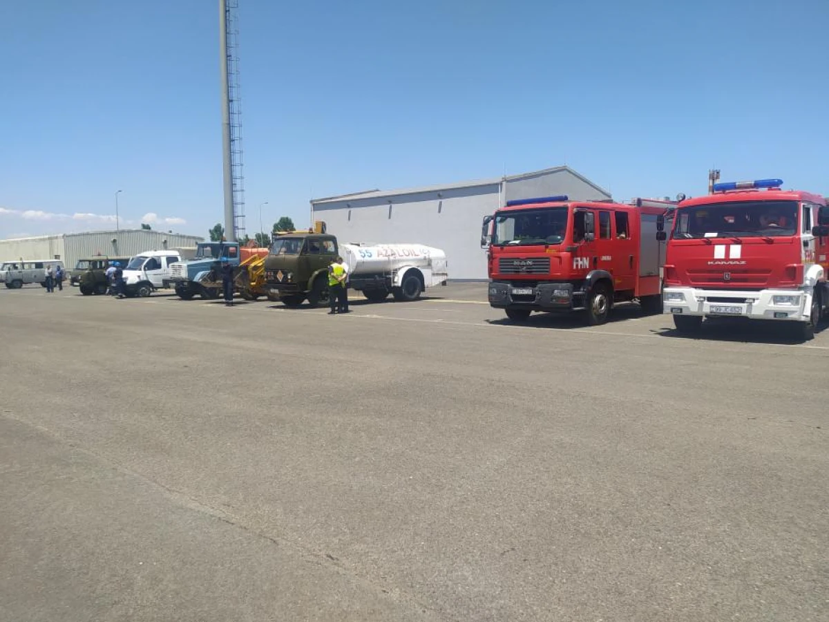 FHN Lənkəran Beynəlxalq Hava Limanında təlim keçirdi — 3