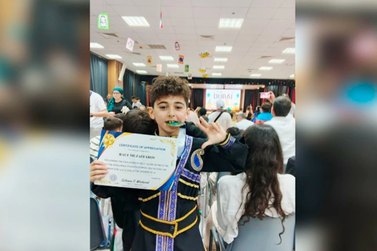 Həmyerlimiz beynəlxalq olimpiadada qızıl medal qazandı