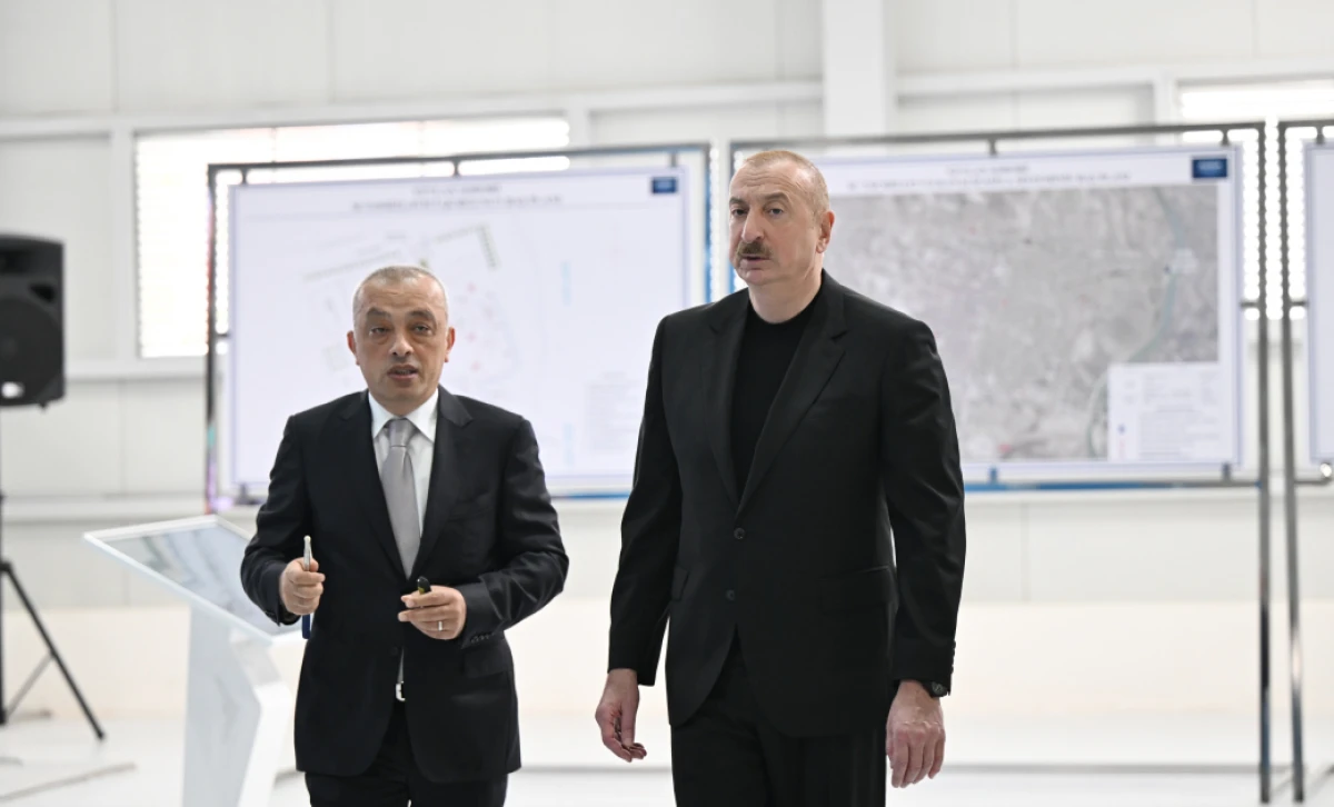 Prezident İlham Əliyev Yevlax şəhəri qumsüzgəc texnologiyalı sutəmizləyici qurğunun açılışında iştirak etdi - YENİLƏNDİ — 5