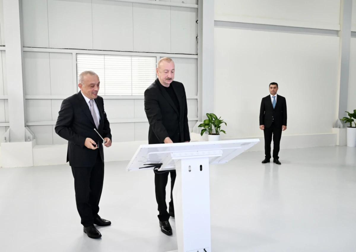 Prezident İlham Əliyev Yevlax şəhəri qumsüzgəc texnologiyalı sutəmizləyici qurğunun açılışında iştirak etdi - YENİLƏNDİ — 7