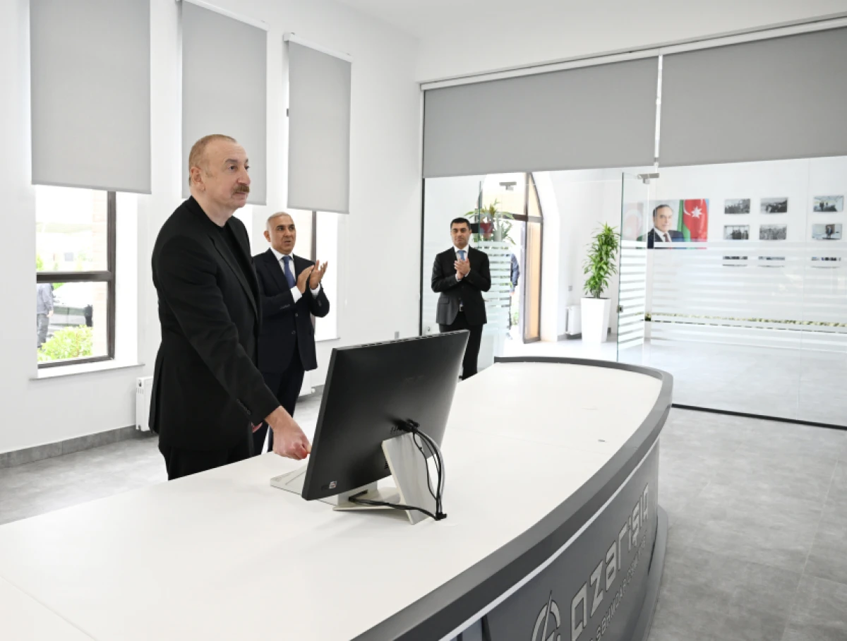 Prezident İlham Əliyev Yevlaxda Mərkəzi Aran Regional SCADA İdarəetmə Mərkəzinin açılışında iştirak etdi - YENİLƏNDİ — 5