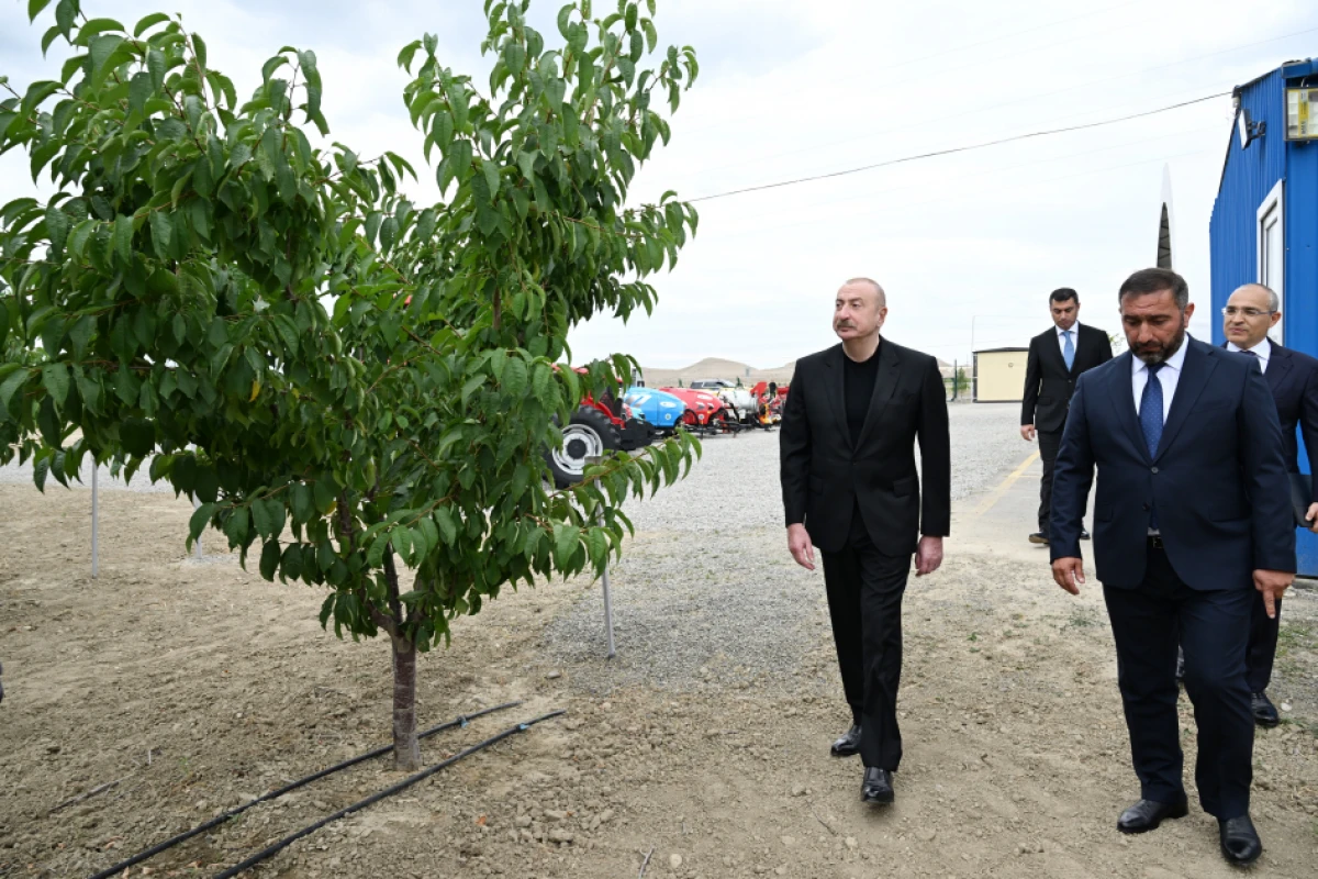 Prezident İlham Əliyev Yevlax pilot aqroparkının açılışında iştirak etdi - YENİLƏNDİ — 7