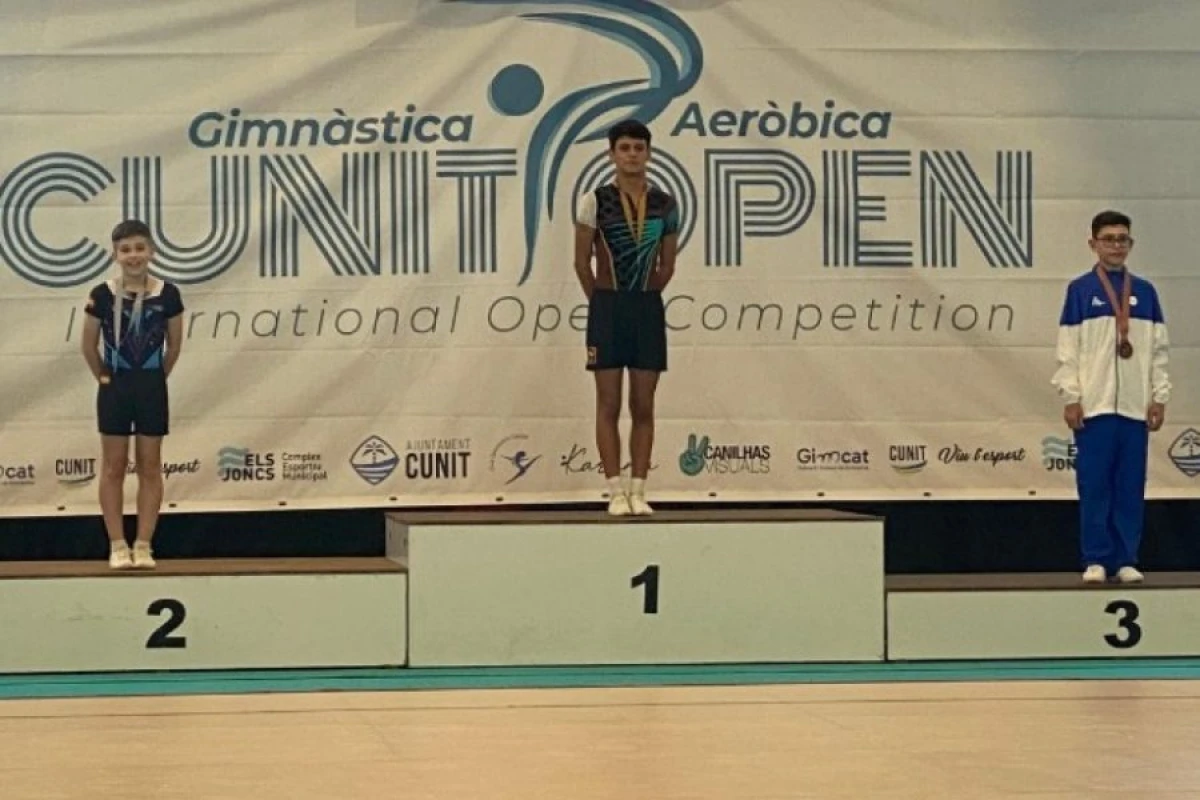 Gimnastımız İspaniyada bürünc medal qazandı