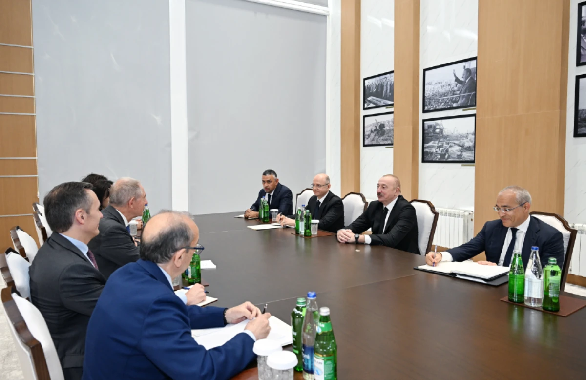 Azərbaycan Prezidenti İlham Əliyev Mingəçevirdə İtaliyanın şirkətlər və “Made in Italy” nazirinin başçılıq etdiyi nümayəndə heyətini qəbul etdi - YENİLƏNDİ — 5