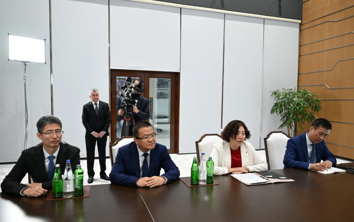 Prezident İlham Əliyev Mingəçevirdə Çinin “Dongfang Electric İnternational Corporation” Şirkətinin İdarə Heyətinin sədrini qəbul etdi — 3