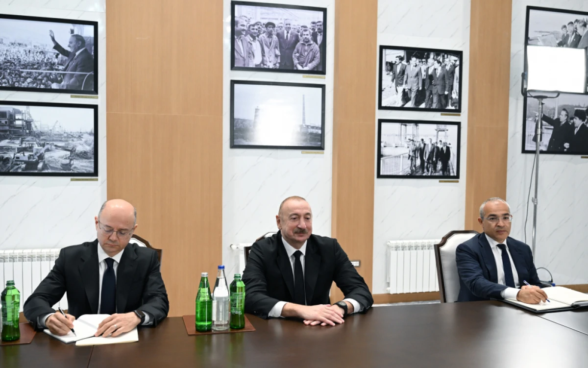 Prezident İlham Əliyev Mingəçevirdə Çinin “Dongfang Electric İnternational Corporation” Şirkətinin İdarə Heyətinin sədrini qəbul etdi — 4