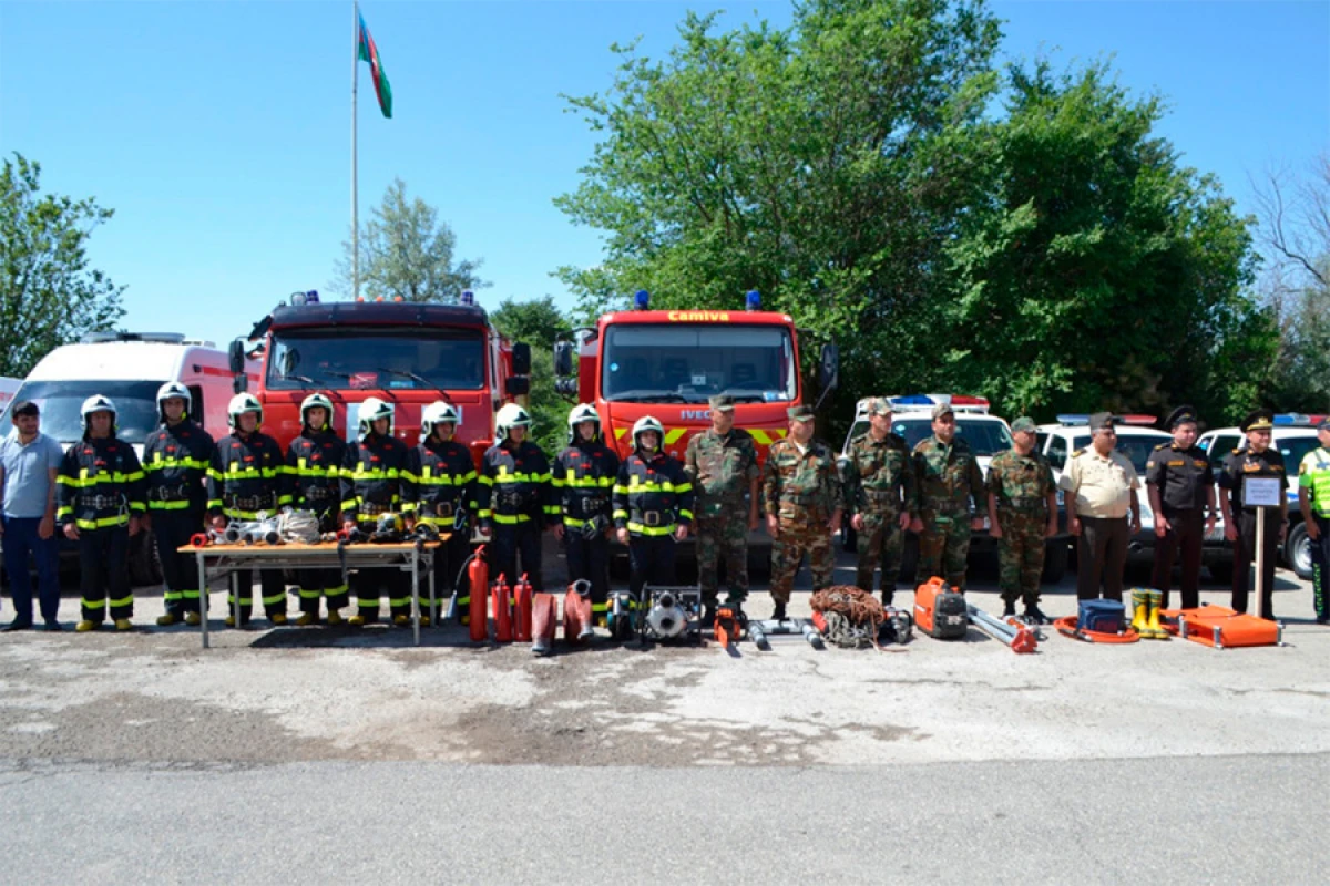 FHN-in Şimal-qərb Regional Mərkəzi mülki müdafiə məşqi keçirdi