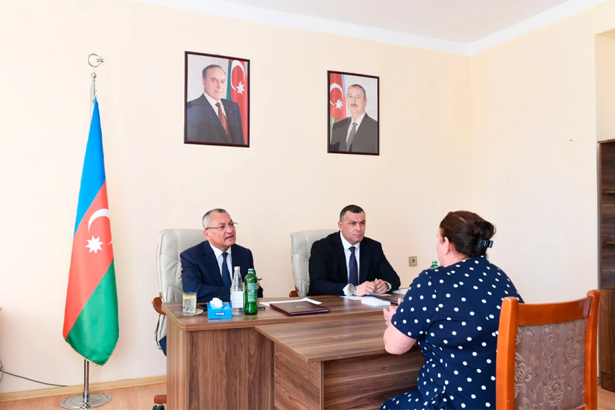 Şirvanda keçmiş məcburi köçkünlərin müraciətləri dinlənildi