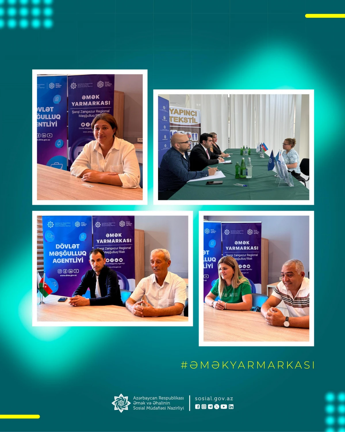 Cəbrayıl, Zəngilan və Laçında keçirilən əmək yarmarkalarında 60 vakansiya təqdim olundu — 1