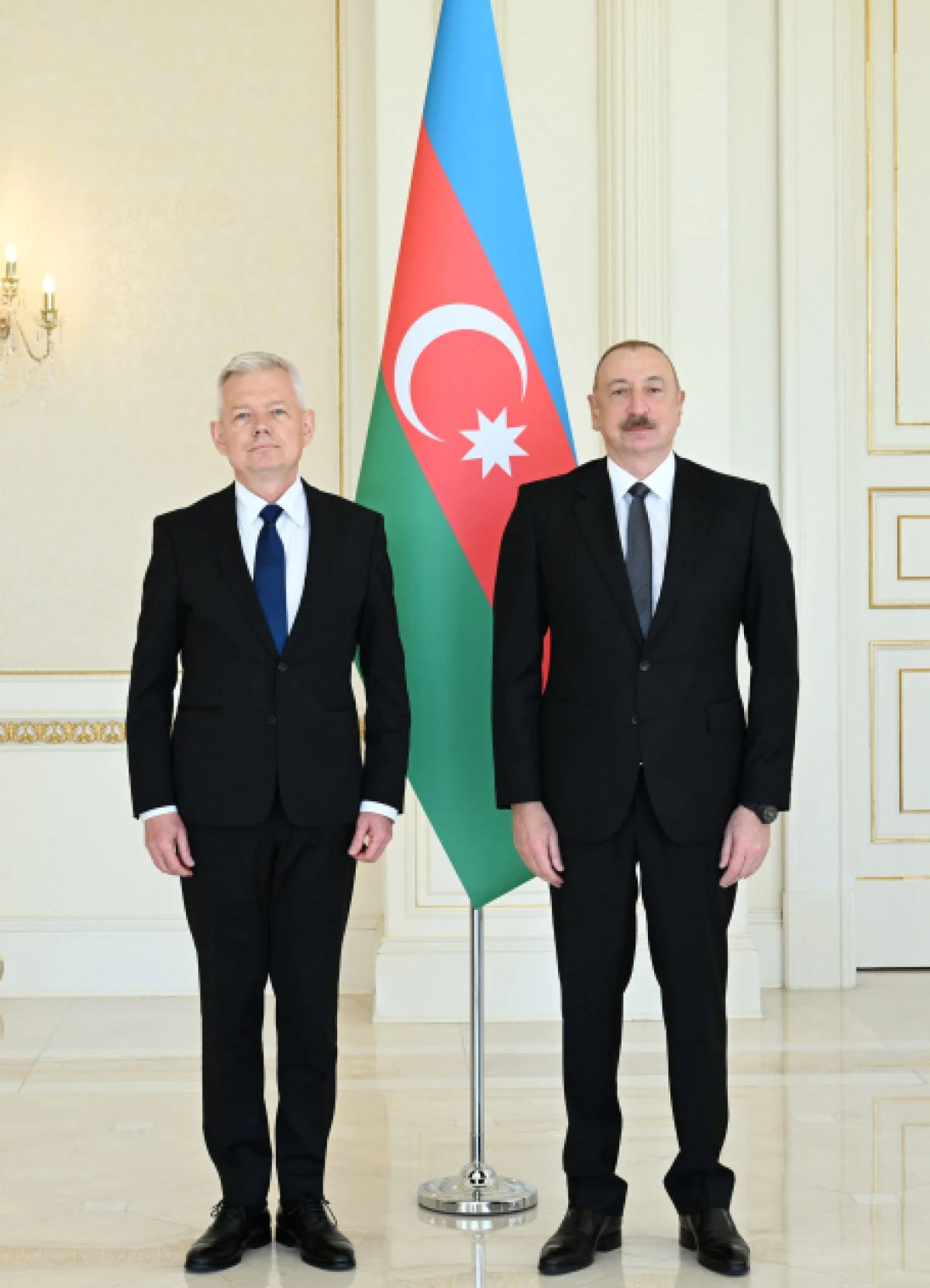 Prezident İlham Əliyev Polşanın ölkəmizdə yeni təyin olunmuş səfirinin etimadnaməsini qəbul etdi — 4