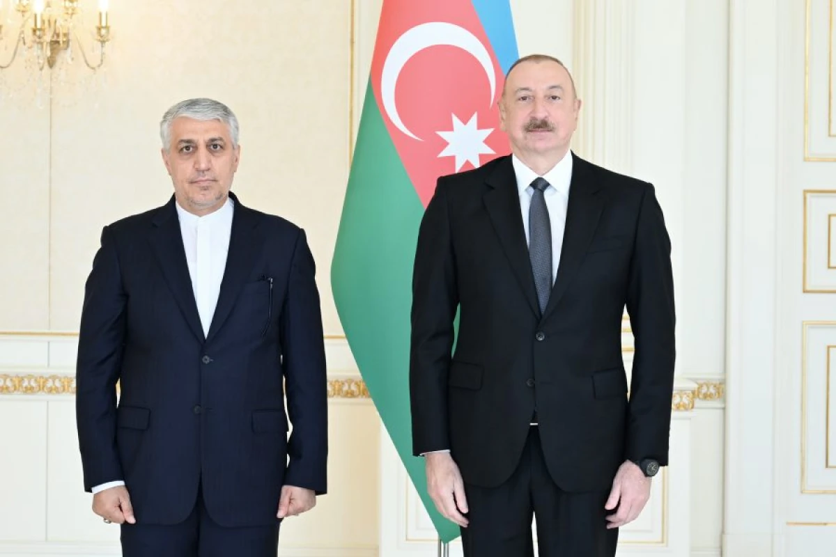 İlham Əliyev İranın Azərbaycanda yeni təyin olunmuş səfirinin etimadnaməsini qəbul etdi