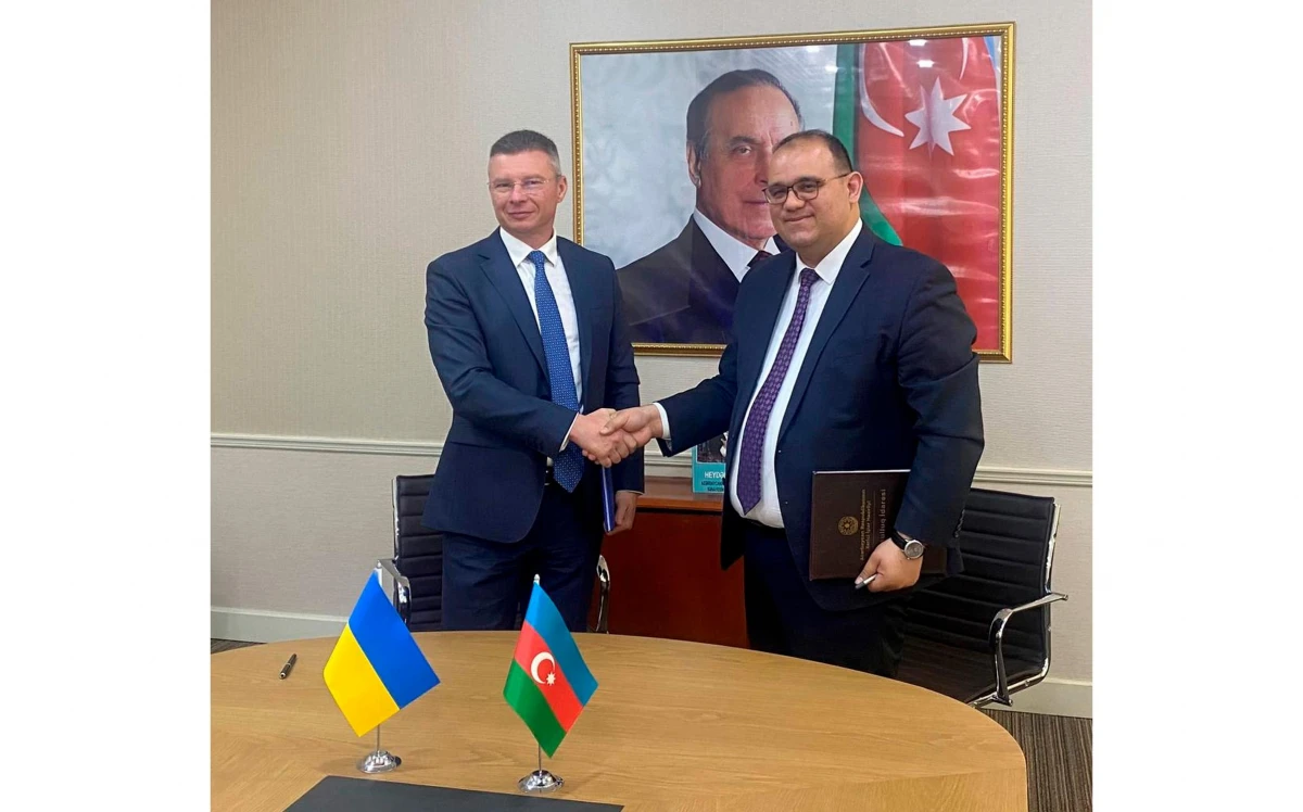 Azərbaycanla Ukrayna arasında protokol imzalandı - FOTO — 1