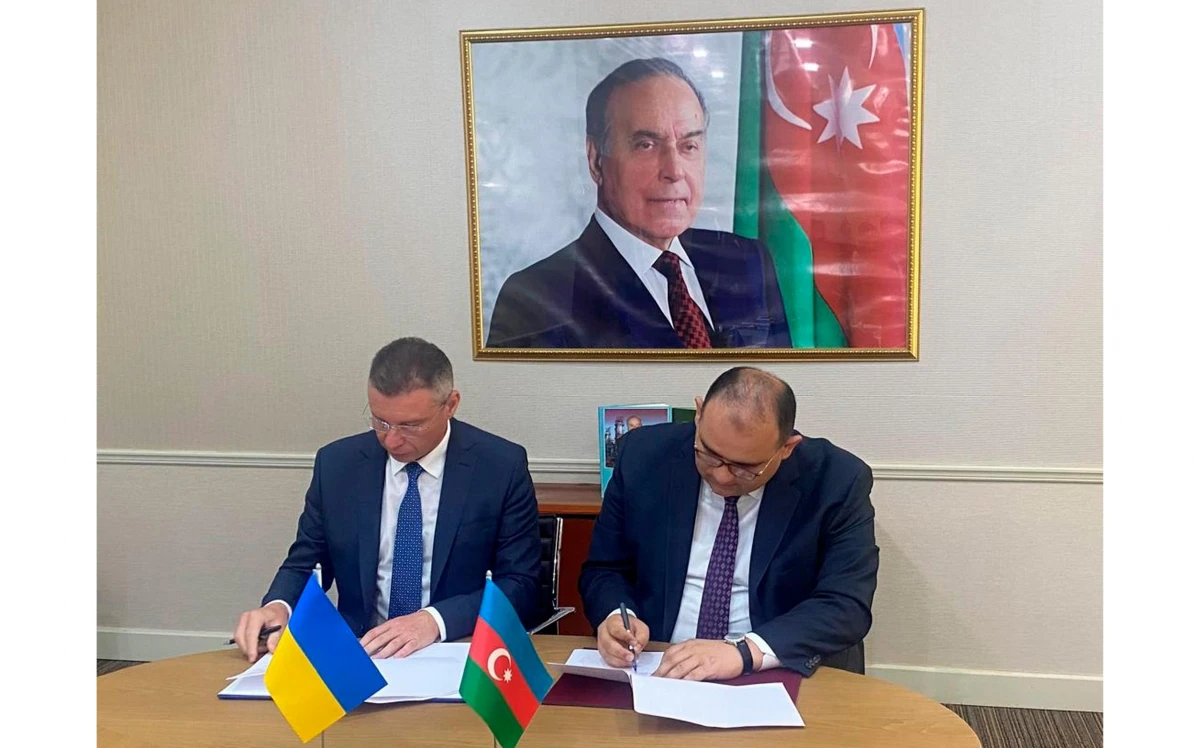 Azərbaycanla Ukrayna arasında protokol imzalandı - FOTO — 2