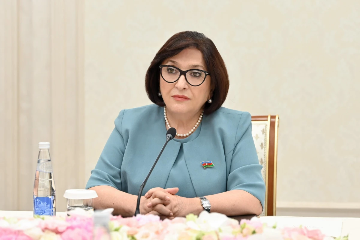 Sahibə Qafarova Tənzilə Narbayeva ilə görüşdü — 1