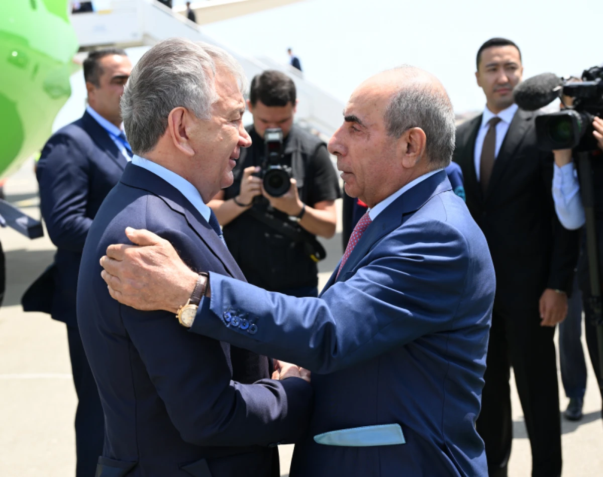 Özbəkistan Prezidenti Şavkat Mirziyoyev Azərbaycana dövlət səfərinə gəldi — 1