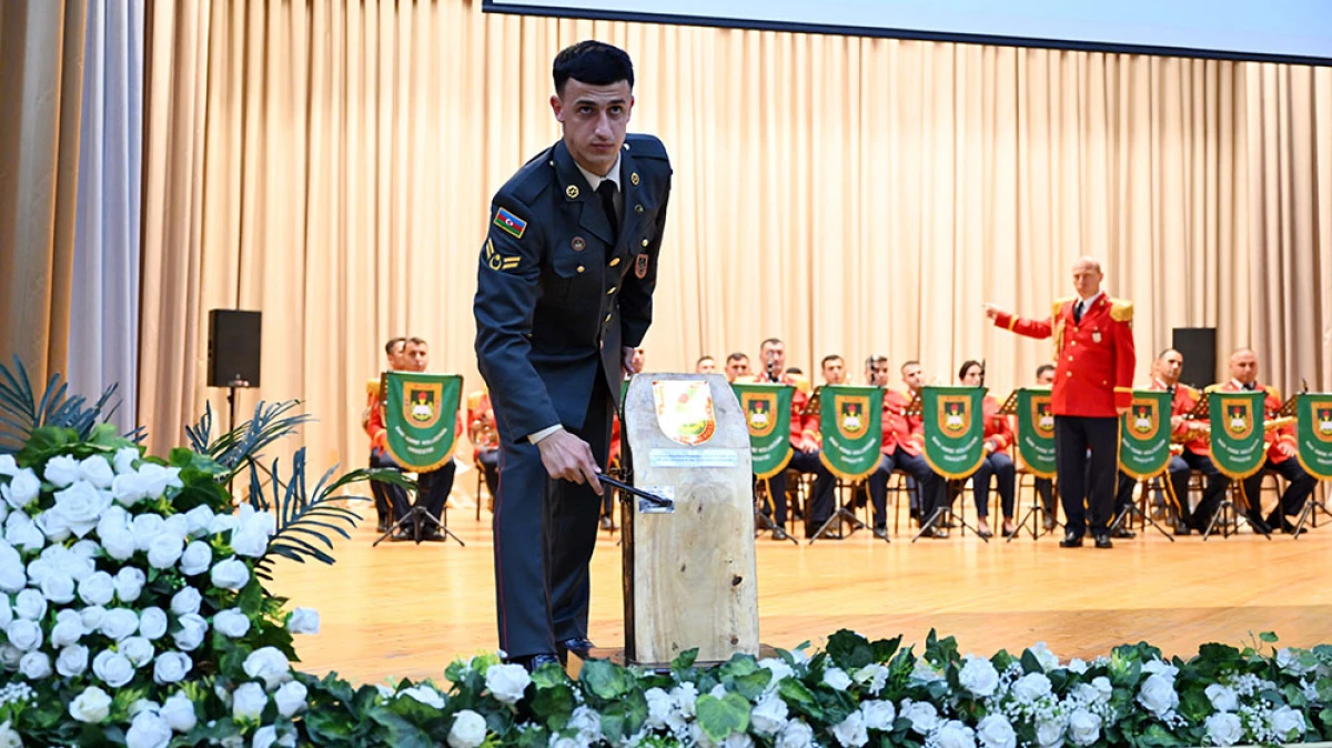 Bakı Hərbi Kollecində buraxılış mərasimi keçirildi — 4