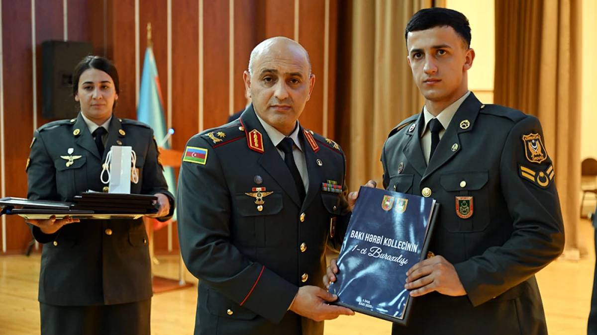 Bakı Hərbi Kollecində buraxılış mərasimi keçirildi — 5
