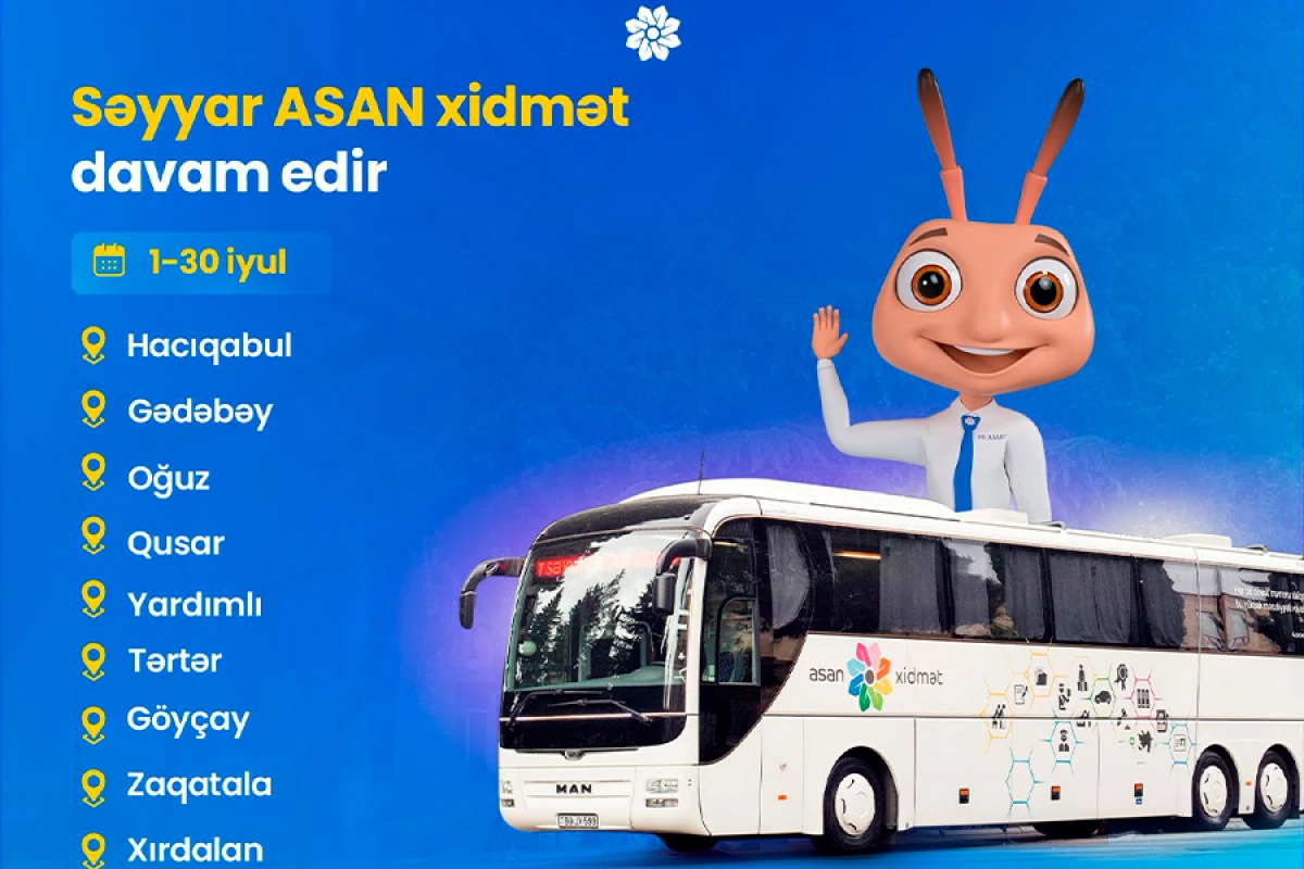 Səyyar ASAN xidmət davam edir