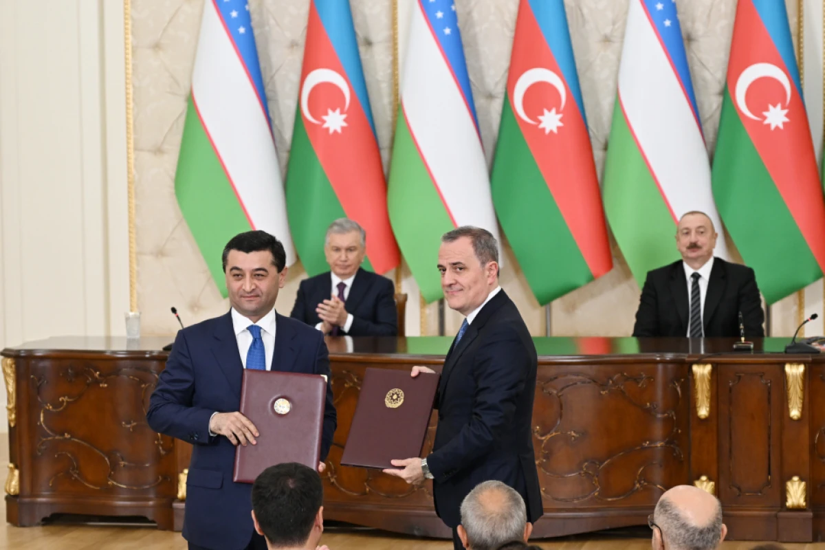 Azərbaycan ilə Özbəkista arasında imzalanmış sənədlər mübadilə edildi - YENİLƏNDİ — 1