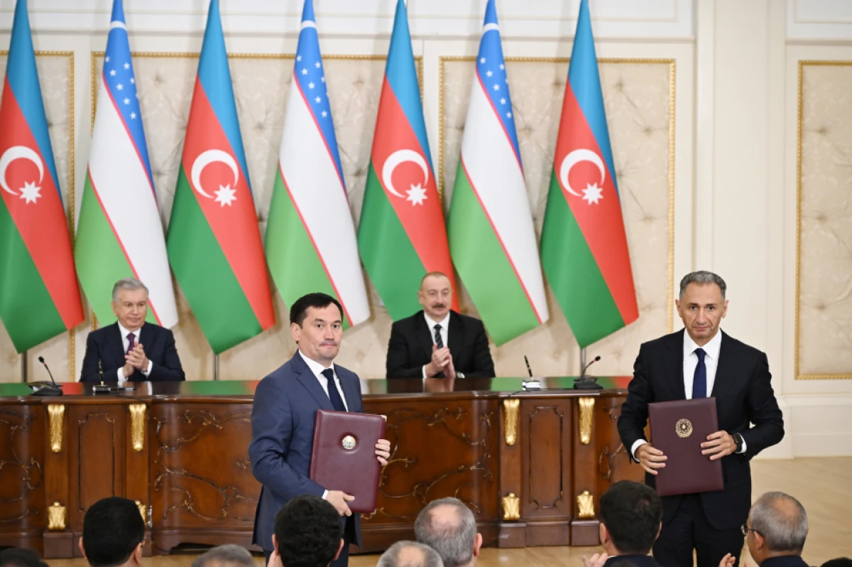 Azərbaycan ilə Özbəkista arasında imzalanmış sənədlər mübadilə edildi - YENİLƏNDİ — 4