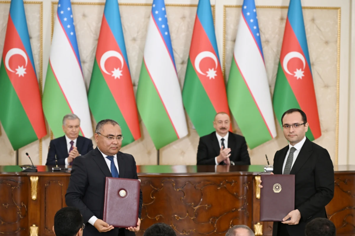Azərbaycan ilə Özbəkista arasında imzalanmış sənədlər mübadilə edildi - YENİLƏNDİ — 5