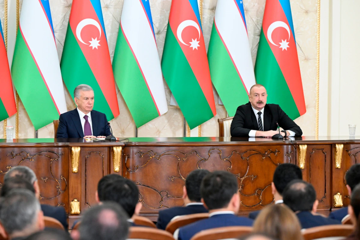 Prezident İlham Əliyev: Azərbaycan və Özbəkistan artıq bir ilə yaxındır ki, rəsmi müttəfiqlərdir