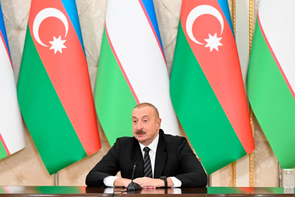 Prezident: Azərbaycan və Özbəkistan müntəzəm dialoqun aparılması və qonşu ölkələrlə nəqliyyat siyasətinin koordinasiyası üzrə razılığa gəlib
