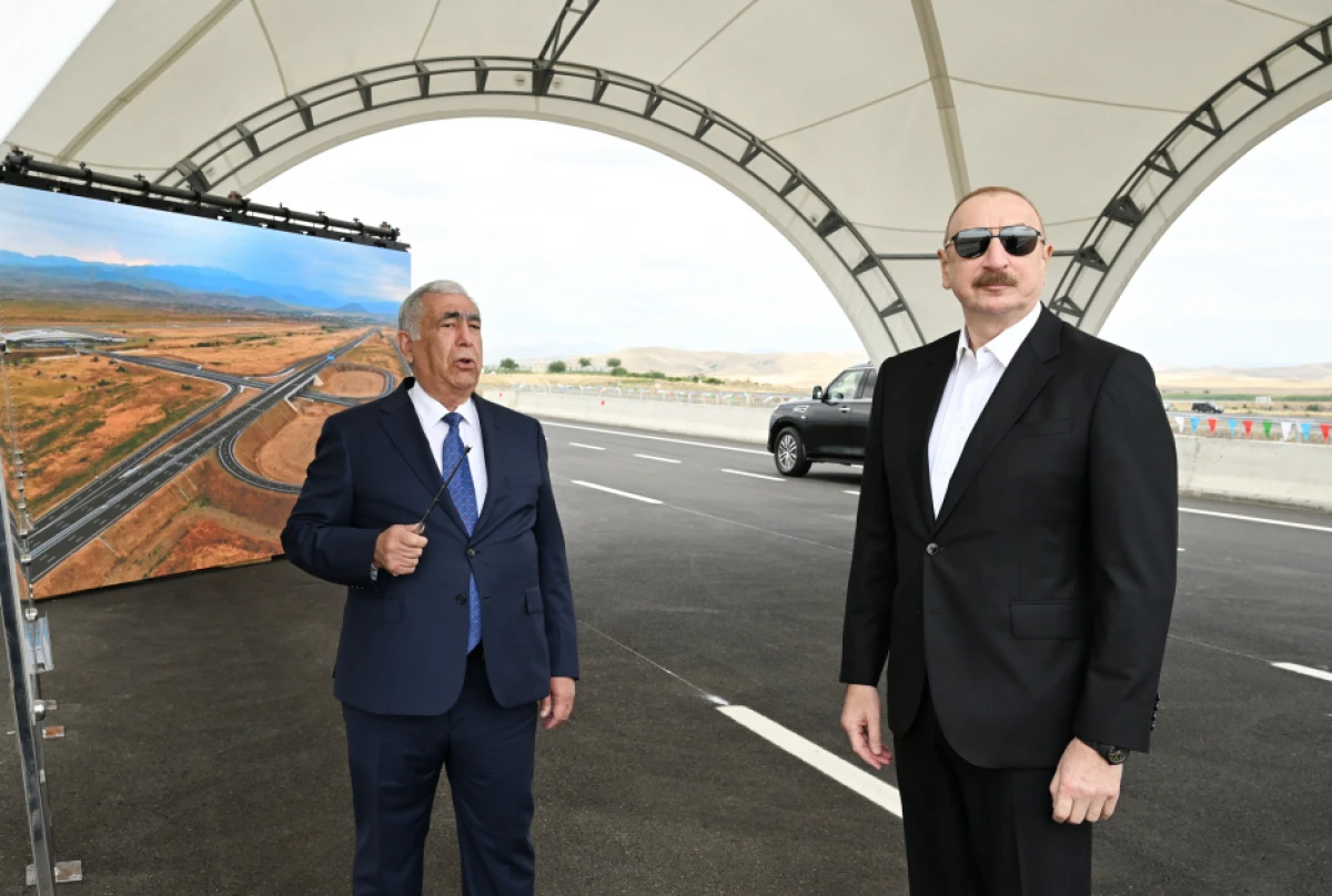 Prezident İlham Əliyev Əhmədbəyli-Füzuli-Şuşa yolunun açılışında iştirak etdi — 2