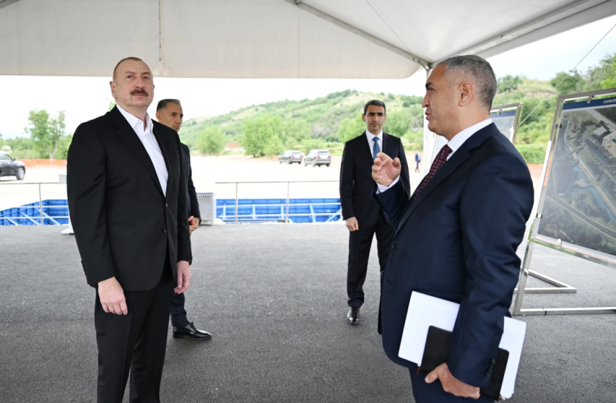 Xankəndi Dəmir Yolu və Avtovağzal Kompleksinin təməli qoyuldu — 2