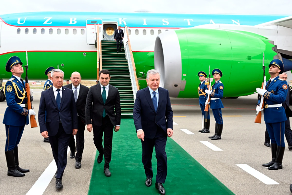 Özbəkistan Prezidenti Şavkat Mirziyoyev Füzuli rayonuna səfərə gəldi