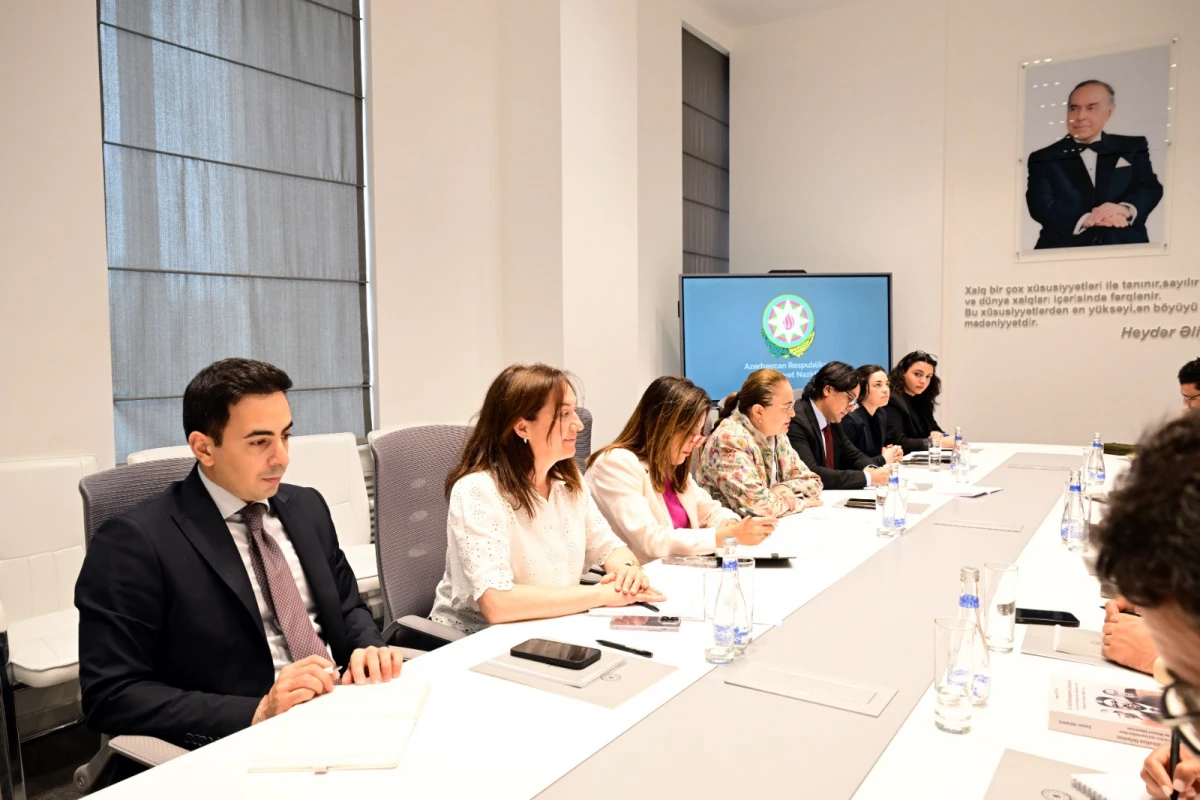 Mədəniyyət Nazirliyində mərakeşli jurnalistlərlə görüş keçirildi — 1