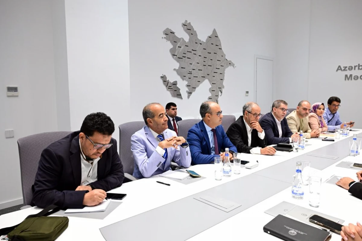 Mədəniyyət Nazirliyində mərakeşli jurnalistlərlə görüş keçirildi — 2