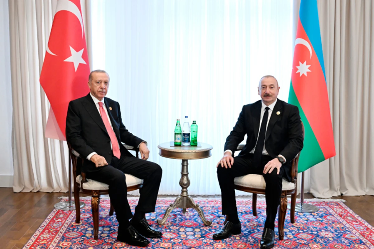 Prezident Xankəndidə Türkiyə Prezidenti Rəcəb Tayyib Ərdoğanla görüşdü