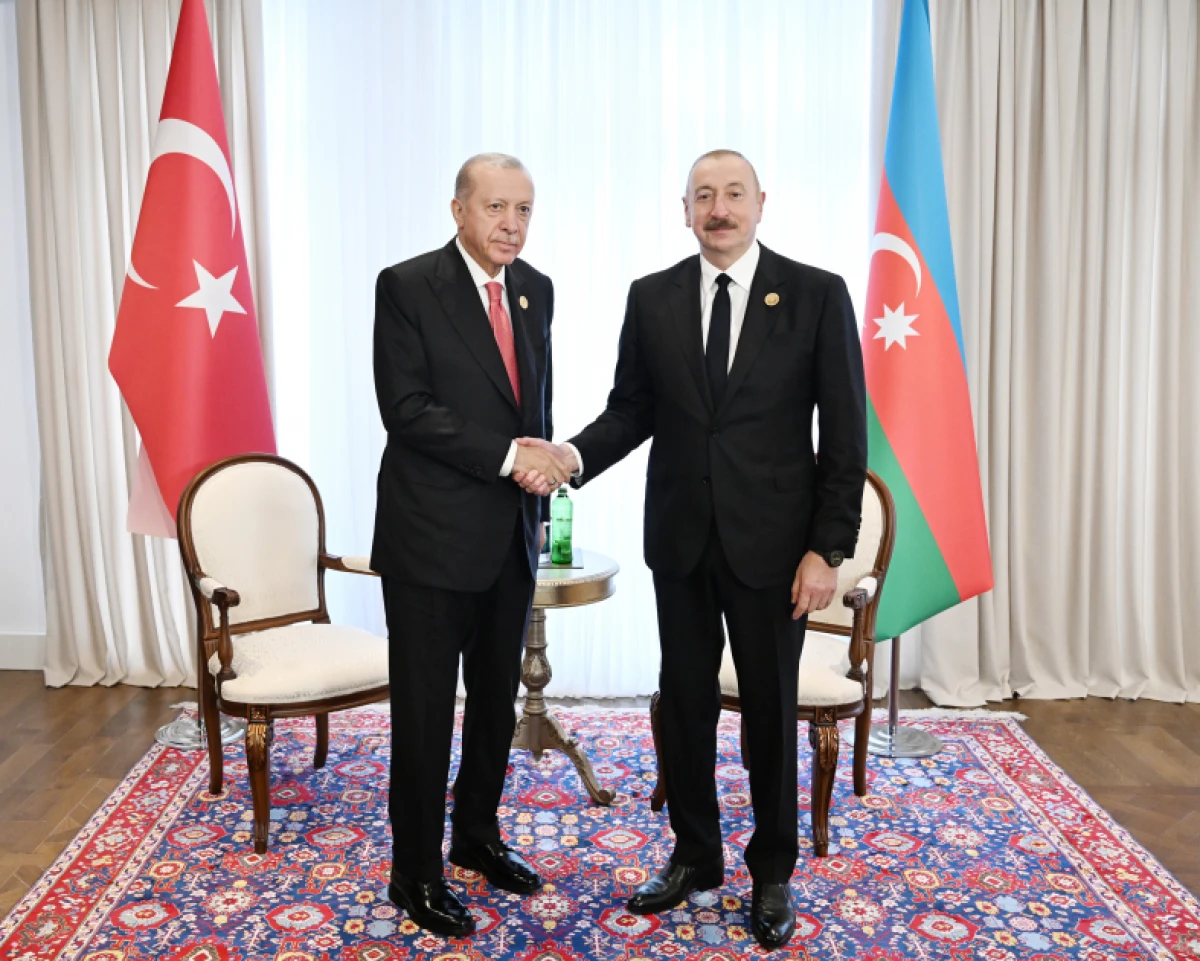 Prezident Xankəndidə Türkiyə Prezidenti Rəcəb Tayyib Ərdoğanla görüşdü — 1