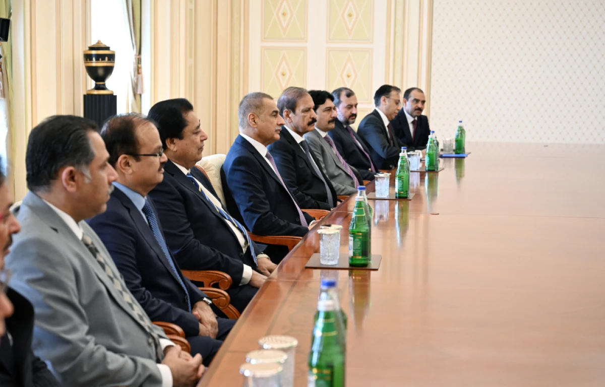 Prezident İlham Əliyev Pakistan Milli Assambleyasının sədrinin başçılıq etdiyi nümayəndə heyətini qəbul etdi — 2