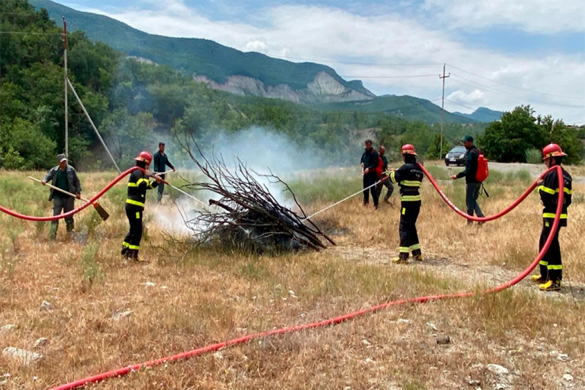 FHN Altıağac Milli Parkında təlim keçirdi