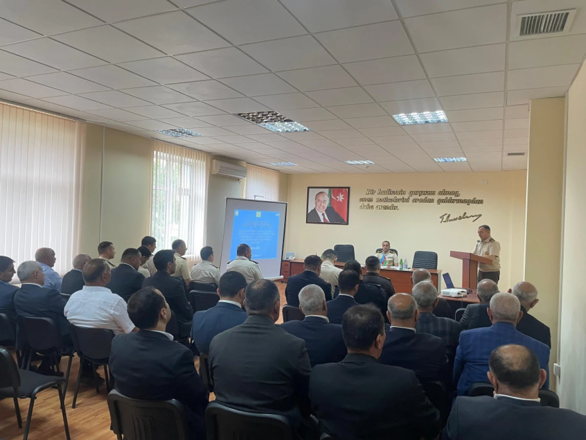 Yanğın təhlükəsizliyi ilə bağlı silsilə maarifləndirmə tədbirləri keçirildi — 6