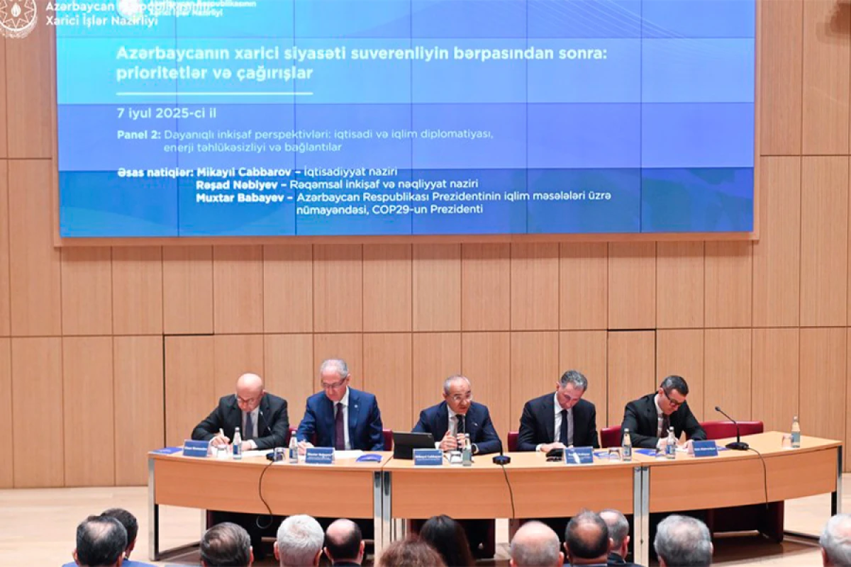 Geoiqtisadi gərginliklərin iqtisadi diplomatiyaya təsirləri müzakirə edildi
