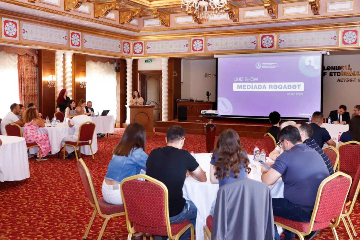 Azərbaycan milli mətbuatının 150 illiyi münasibətilə media nümayəndələri arasında intellektual yarış keçirildi — 8